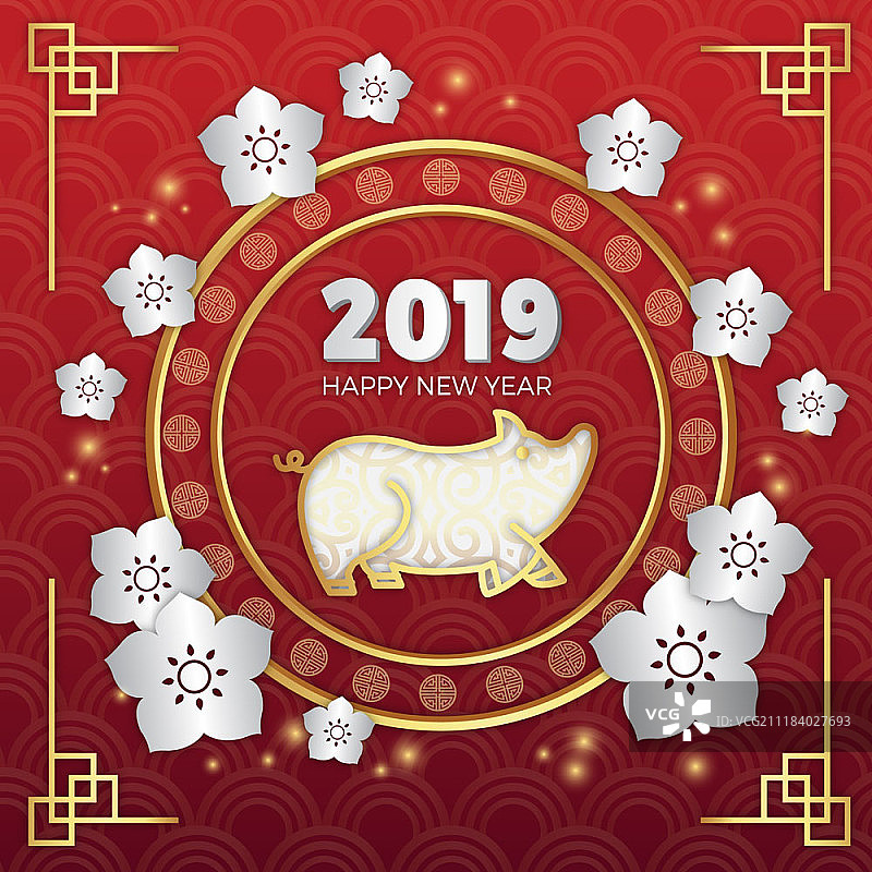 猪插图图片素材