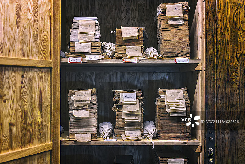 中国浙江省宁波市天一阁麻将博物馆图片素材