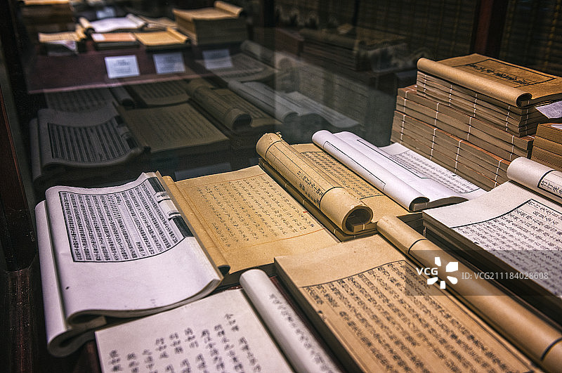 中国浙江省宁波市天一阁图片素材