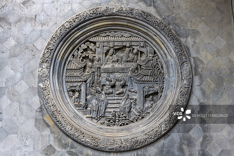 中国浙江省宁波市天一阁图片素材