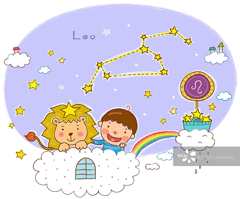 星座概念矢量图图片素材