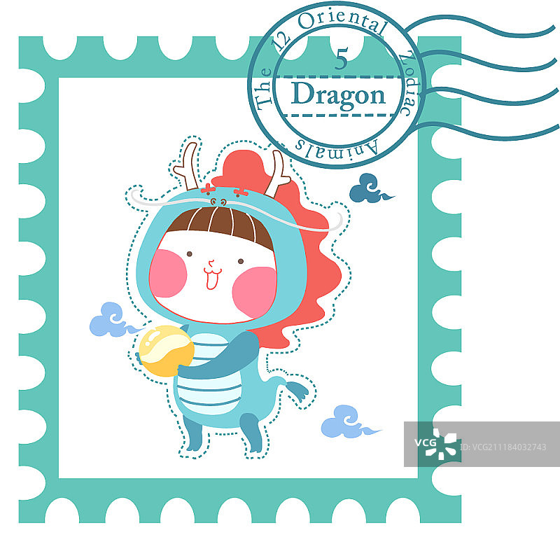 中国生肖概念印章设计图片素材