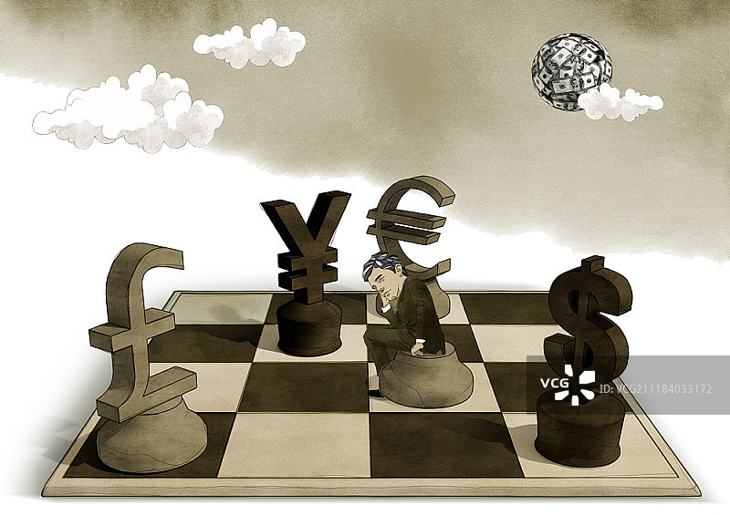 世界经济概念插画图片素材