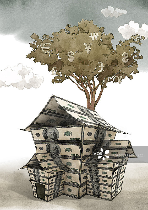 世界经济概念插画图片素材