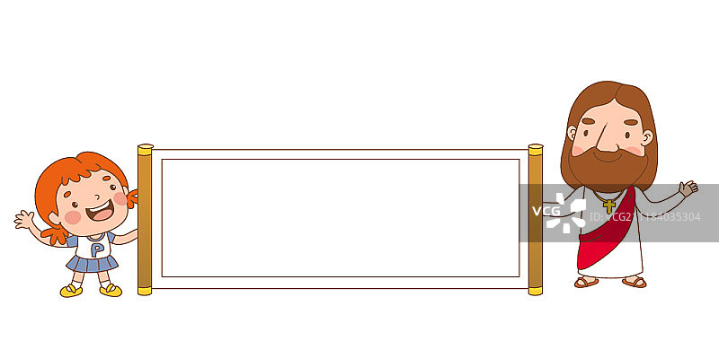 基督教概念矢量插画图片素材