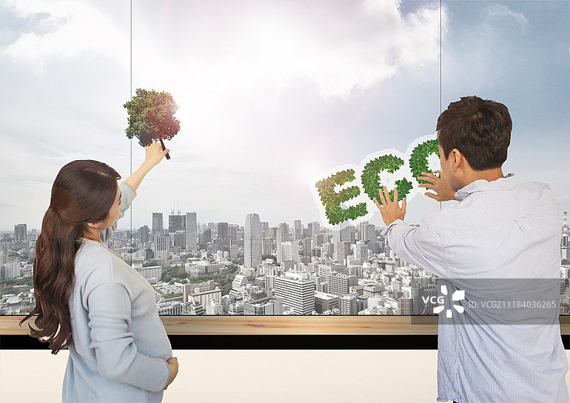 环保概念数字合成图像图片素材