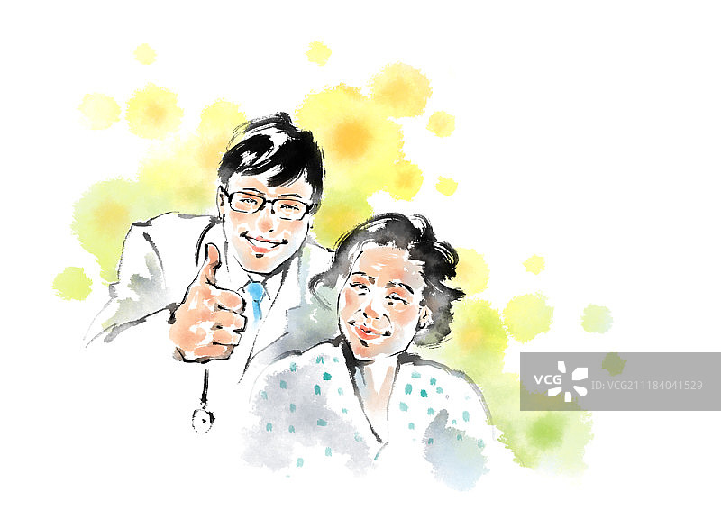 医疗保健概念插图图片素材