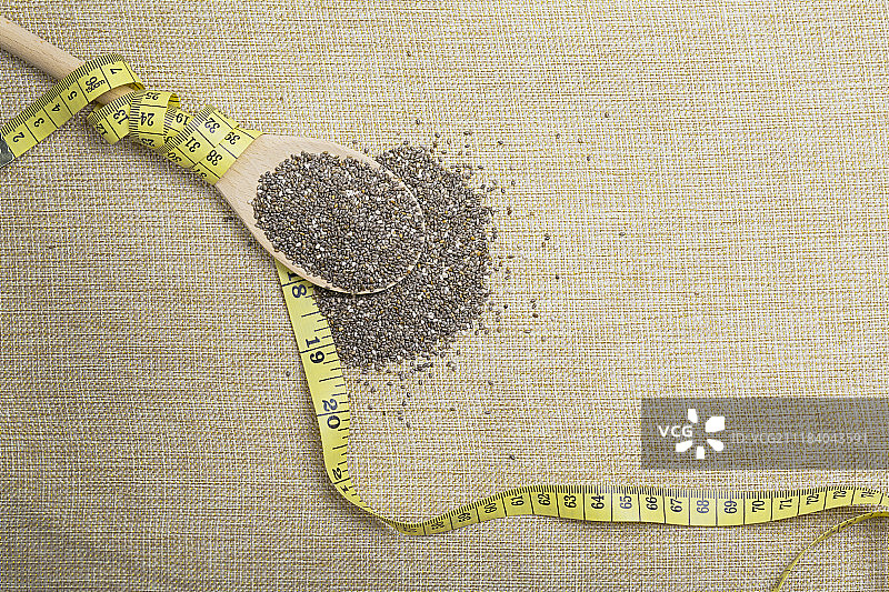 健康食材概念：特写镜头下的各种谷物（图022）图片素材