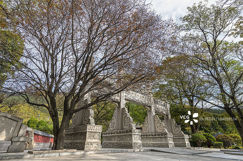 中国山东省青岛市崂山太清宫图片素材