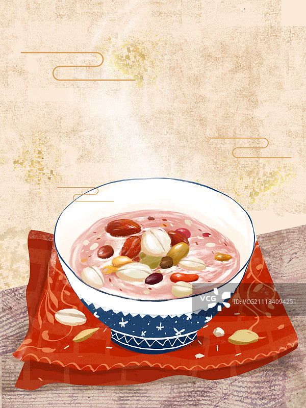 腊八节的腊八粥图片素材