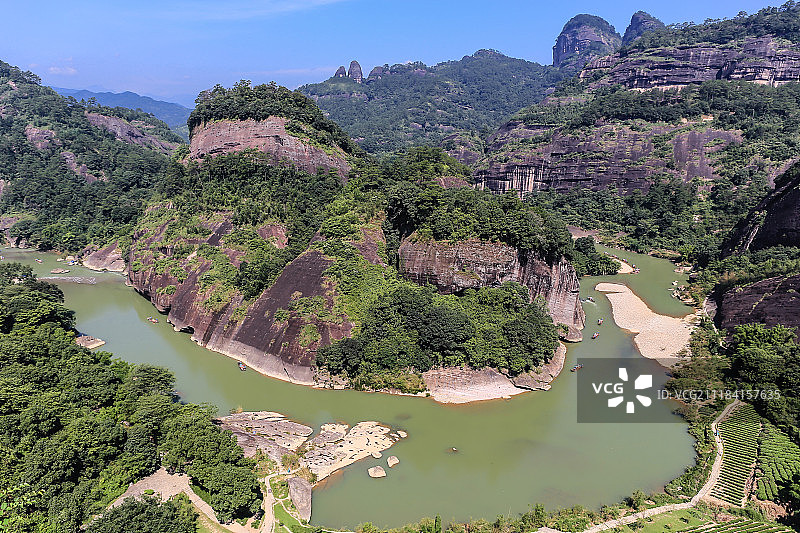 中国福建厦门武夷山山水风光图片素材