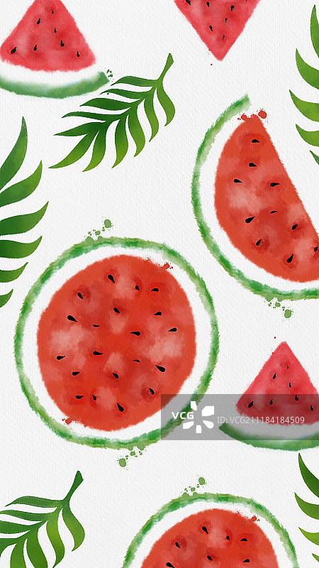 热带水果西瓜图片素材