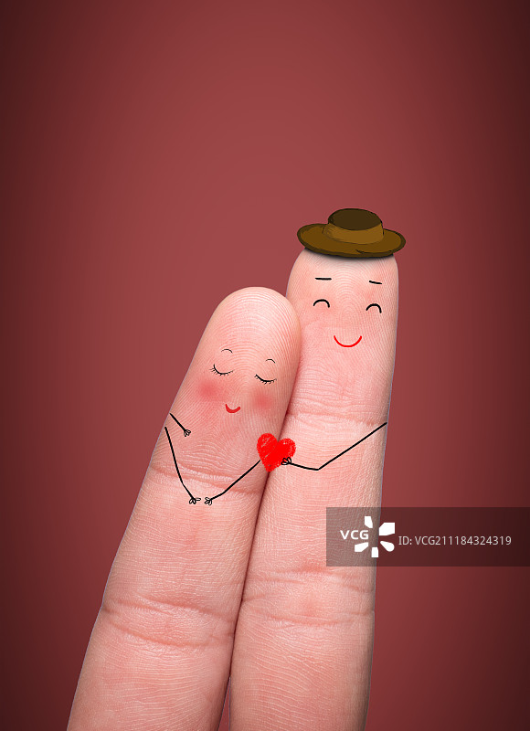 手指情侣图片素材