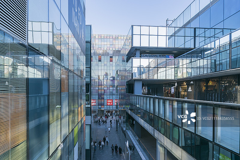 三里屯建筑线条图片素材