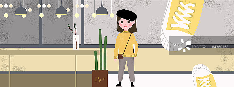 潮牌插画图片素材