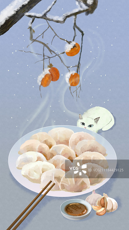 二十四节气之冬至图片素材