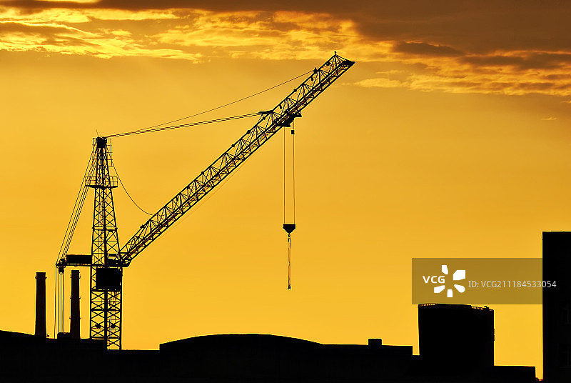 日落时的天空图片素材