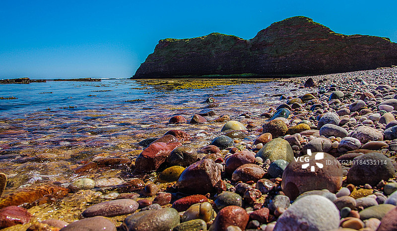 海滩石头图片素材