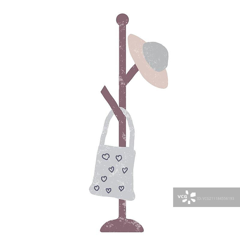 扁平风衣架图片素材