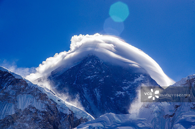 珠穆朗玛峰图片素材