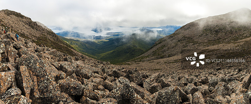 从安妮山返回途中图片素材