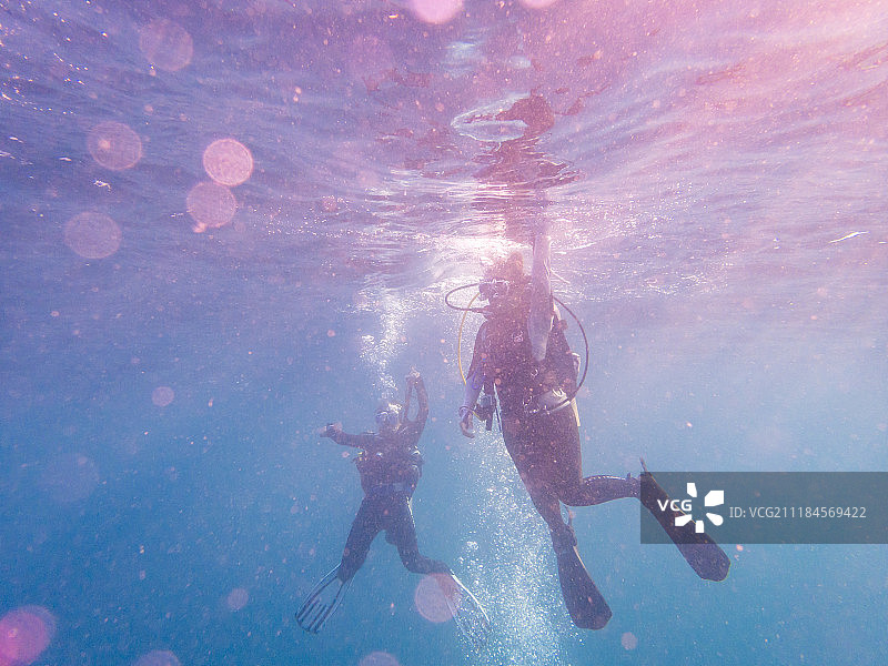 马来西亚仙本那潜水图片素材