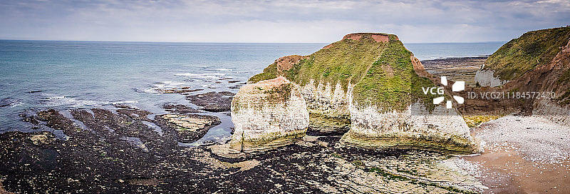 海岸岩层景观图片素材