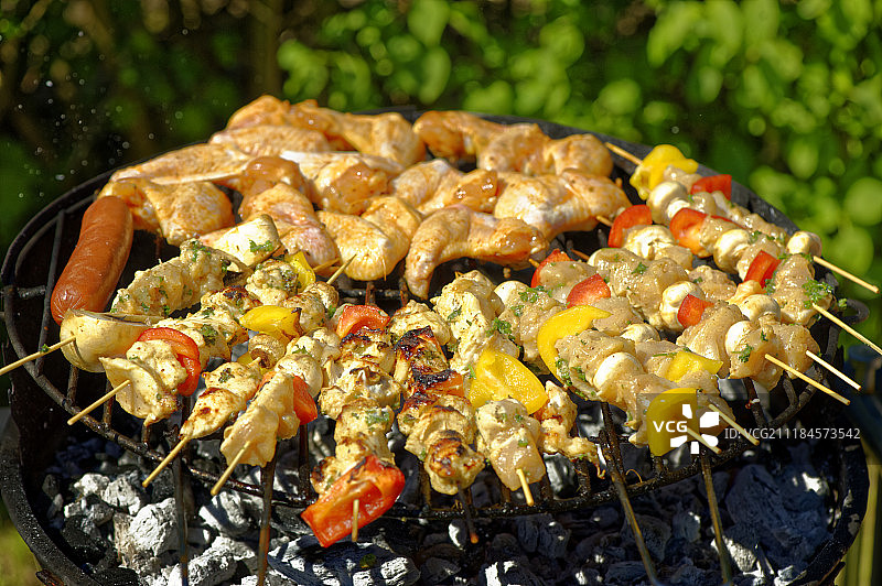 烧烤特写图片素材