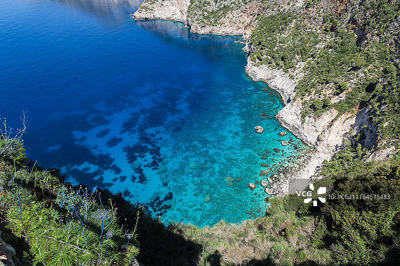 碧绿的海湾图片素材