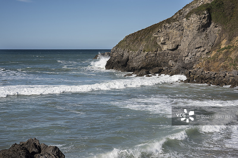 西班牙埃斯帕萨海滩图片素材