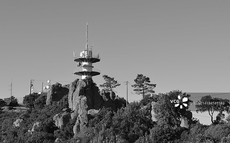 埃斯特雷尔山顶的外星人基地图片素材