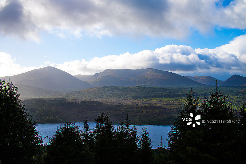 格兰加里观景点山脉图片素材