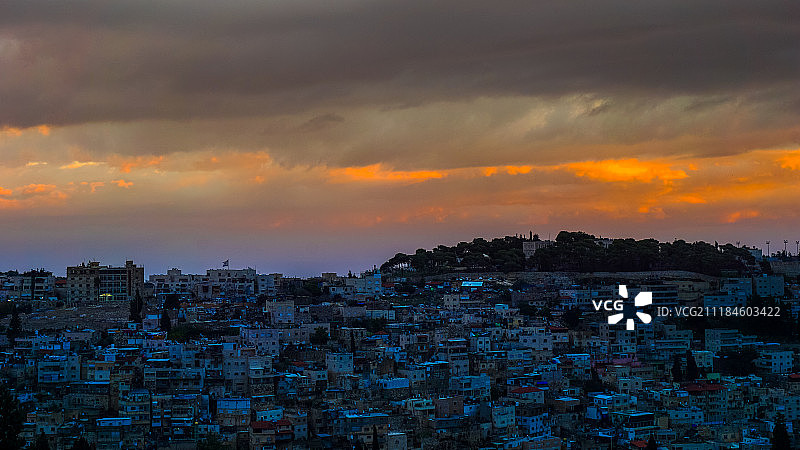 耶路撒冷日落图片素材