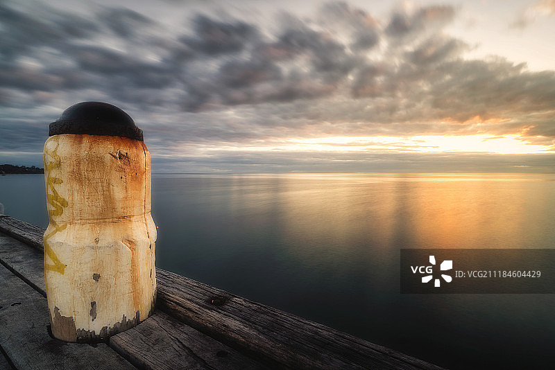 澳大利亚维多利亚州弗兰斯顿码头图片素材