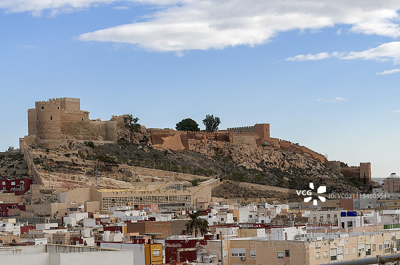 山顶古堡图片素材