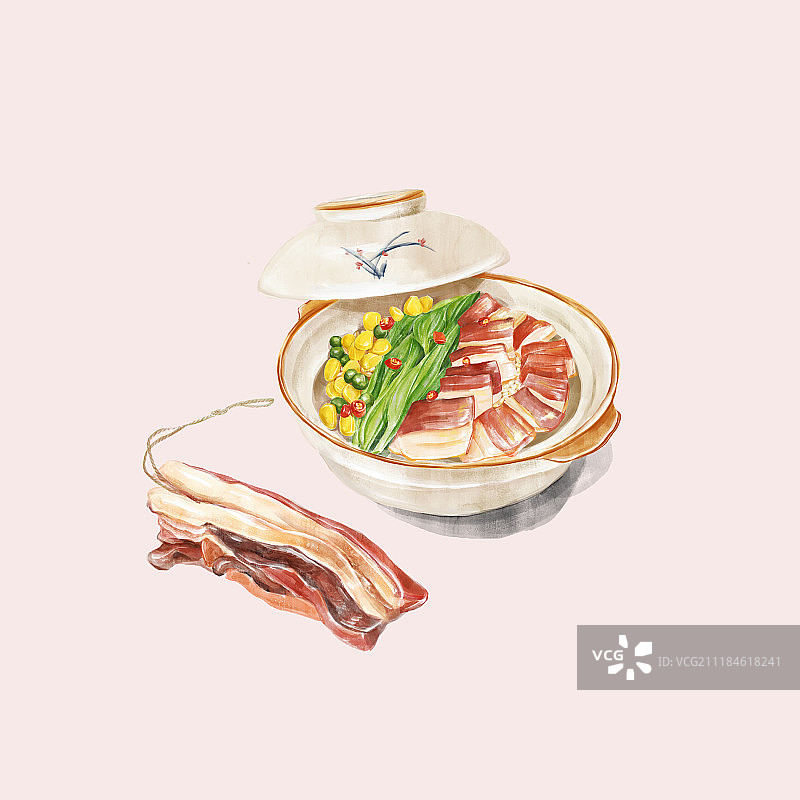 小雪腊味图片素材