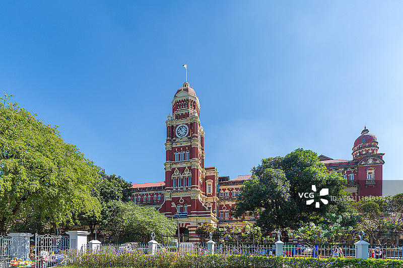 缅甸仰光-最高法院图片素材
