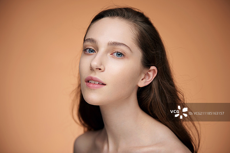 西方女人妆面图片素材