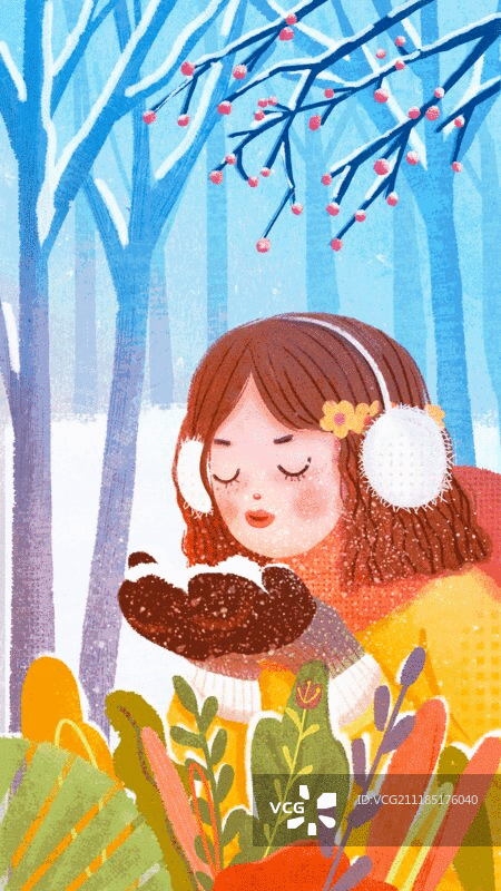 冬季雪景图片素材