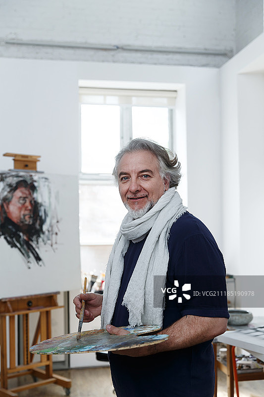 艺术家在绘画图片素材