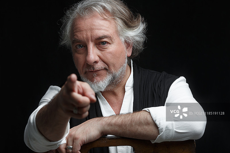 权威的老艺术家图片素材