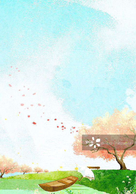 春日景色图片素材