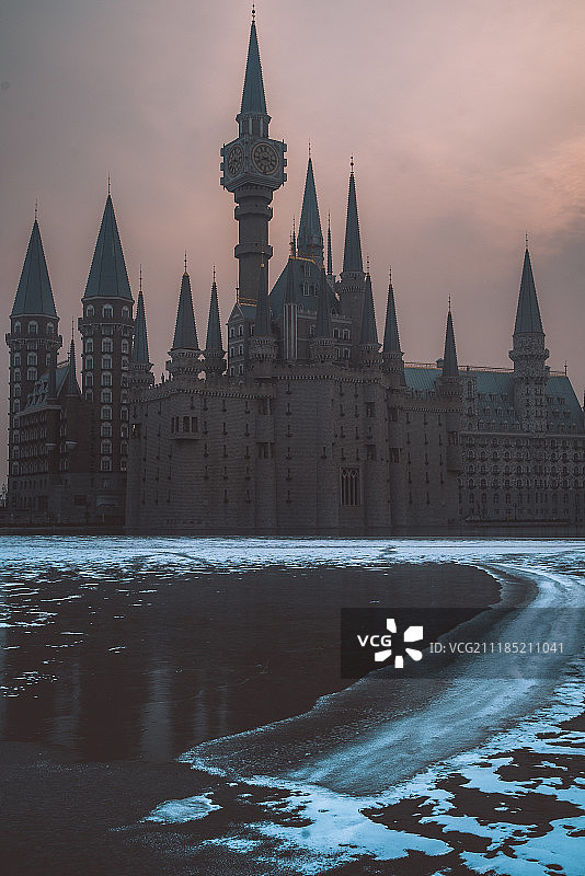 河北美术学院西式建筑图片素材