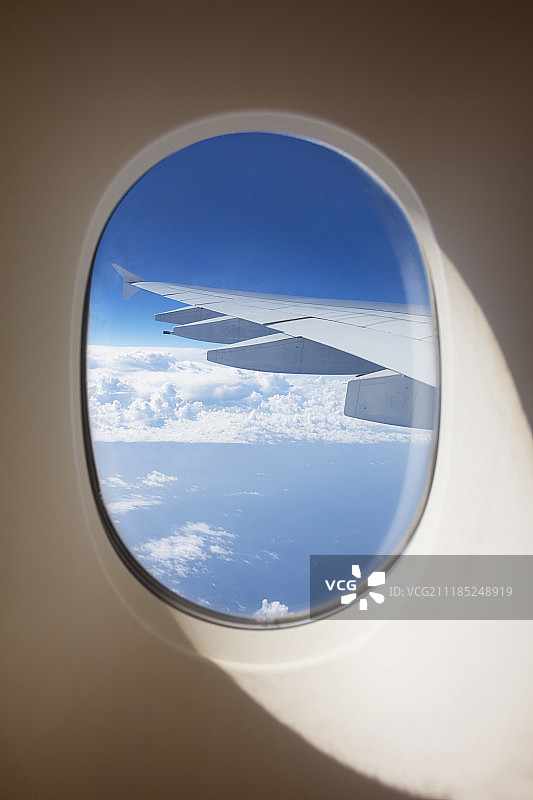 飞机窗外图片素材
