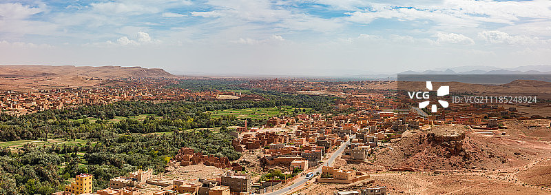 摩洛哥沙漠小镇图片素材