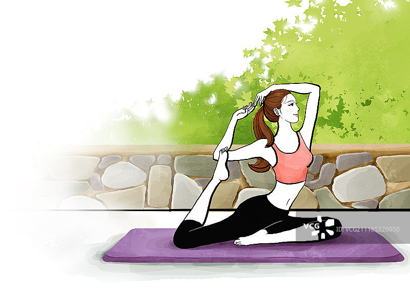 生活方式的说明图片素材