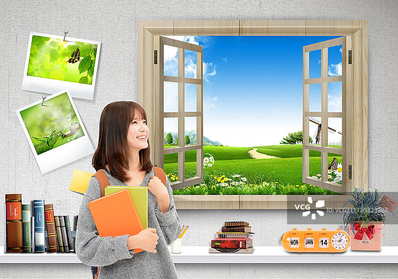 教育、学校、大学生、制服、学习、韩国图片素材