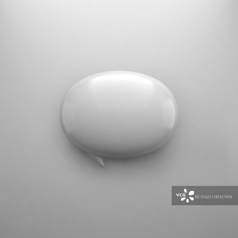 对话气泡框3D图片素材