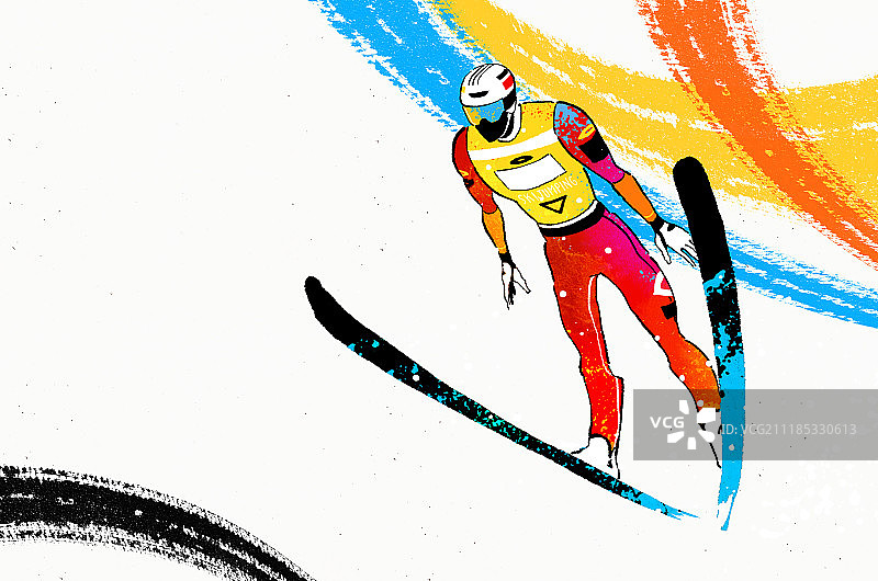 体育、冬季运动、奥林匹克运动会、扣球图片素材