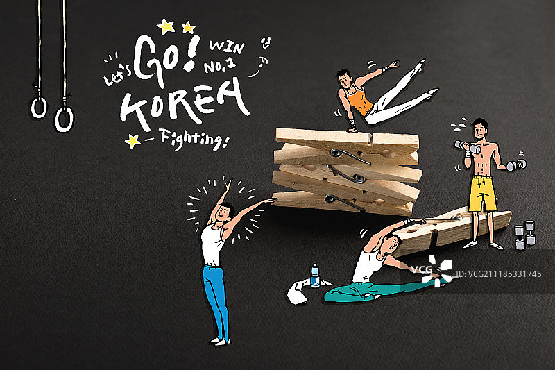 运动、奥林匹克、比赛、体育、插画图片素材